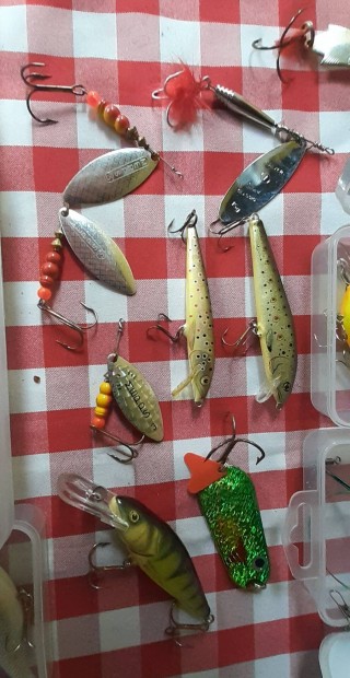 Mcsali, Wobbler, Villant Mepps, Rapala, Salmo, Kamasaki 32db