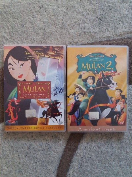 Mulan (2 DVD - extra vltozat) + Mulan 2. (1 DVD)