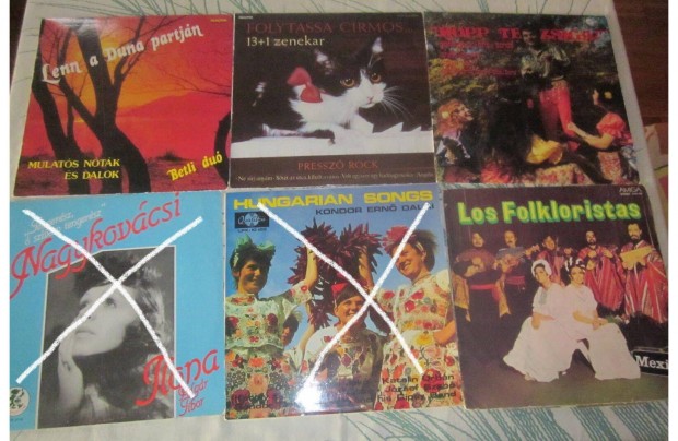 Mulat�s bakelitlemezek