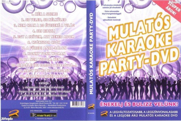 Mulats karaoke dvd 3.darab