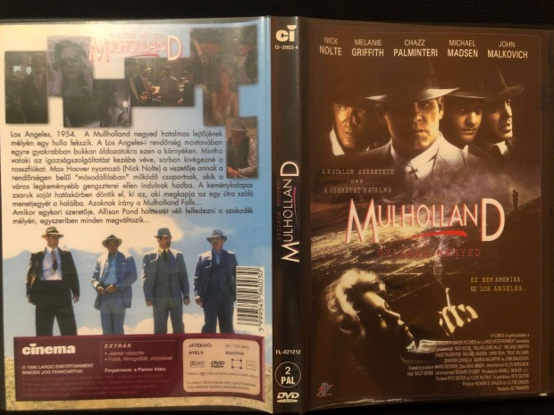 Mulholland Gyilkos negyed DVD karcmentes, Nick Nolte, John Malkovich