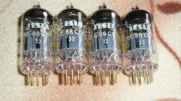 Mullard - Tesla E88CC elektroncs, elektroncsvek