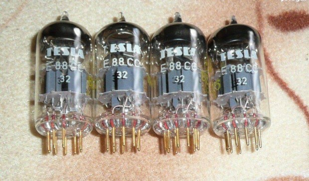 Mullard - Tesla E88CC elektroncs, elektroncsvek