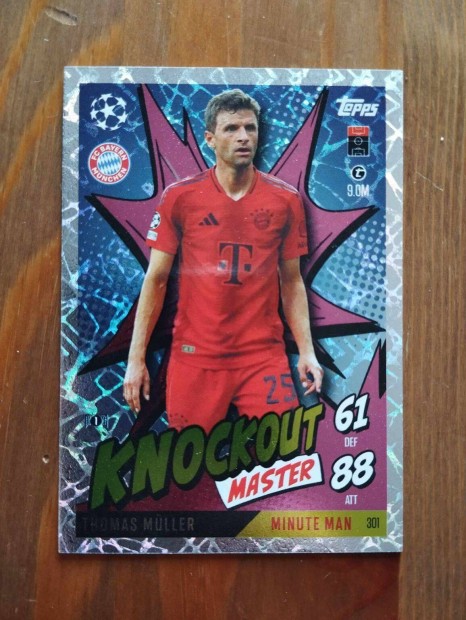 Mller (Bayern Mnchen) Knockout Masters BL 2024/25 Extra focis krtya