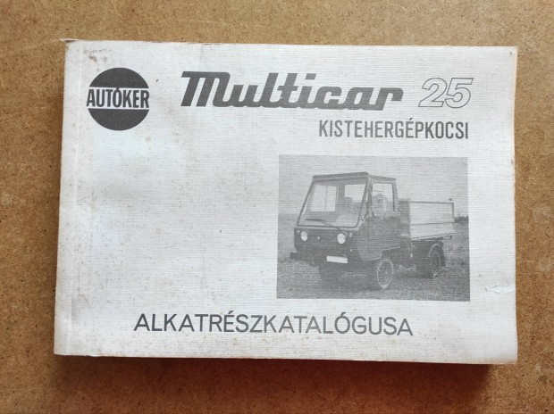 Multicar 25 alkatrszkatalgus 