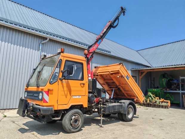 Multicar M26 4x4 billencs daru kommunális hidraulika