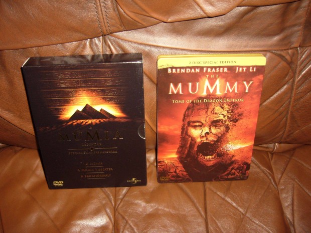 Múmia . 1-3. dvd dísz digipack + fémdoboz , sorozat . új filmek
