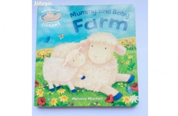 Mummy and Baby Farm, angol nyelv 3D book, 3D knyv, puzzle