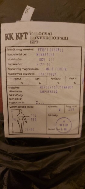 Munkás overál új