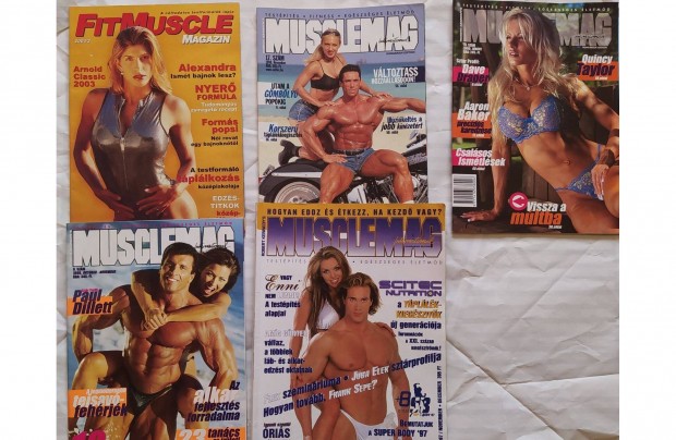 Musclemag s Fitmuscle magazinok. Body Building s Fitness