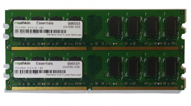 Mushkin 4GB (2x2GB) DDR2 800MHz memria