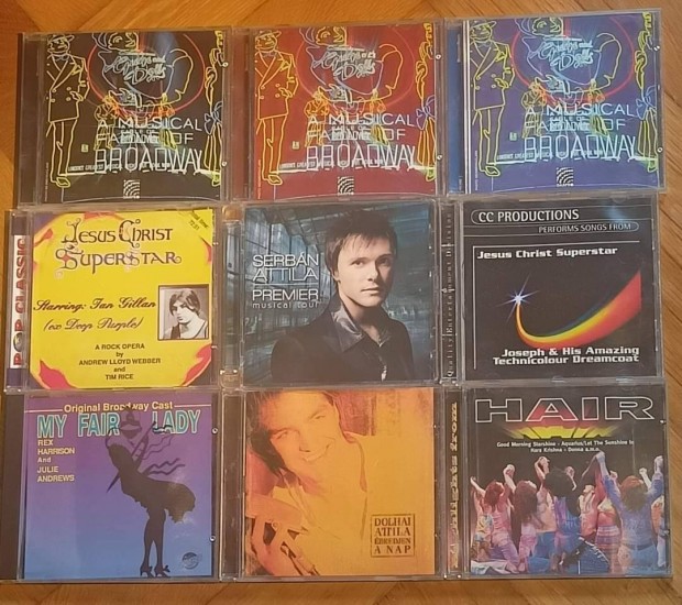 Musical CD lemez csomag 