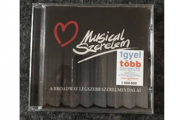 Musical Szerelem - A Broadway Legszebb Szerelmes Dalai CD j,Posta