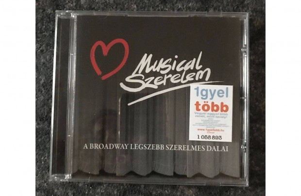 Musical Szerelem - A Broadway Legszebb Szerelmes Dalai CD j,Posta