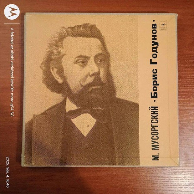 Mussorgsky - Boris Godunov; 4xlp Box Set