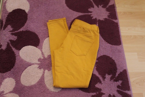 Mustarsarga leggings, nadrag (felnott S , gyerek 13/14 eves), Uj