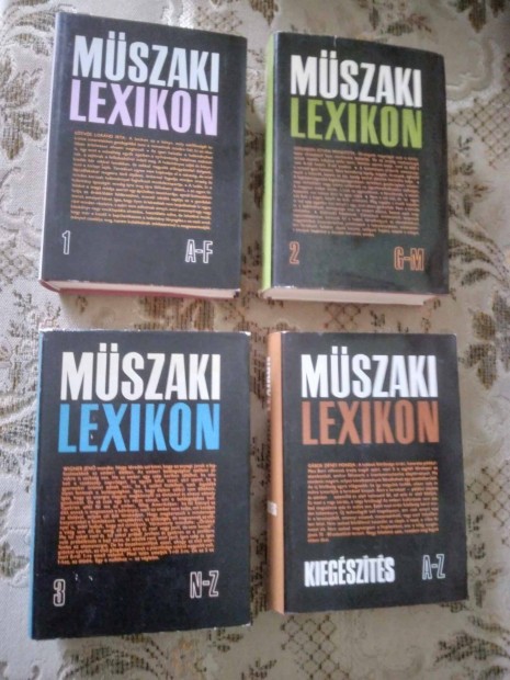 Mszaki lexikon 1.- 4. ktet