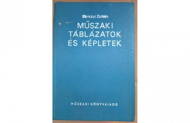 Mszaki tblzatok s kpletek cm knyv elad