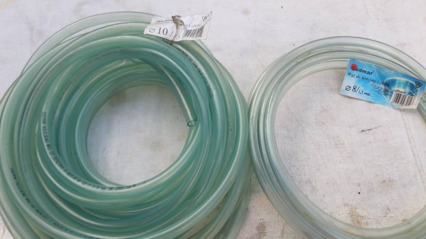Műszaki üzemanyag és vizcső 8 és 10 mm belső átm métere