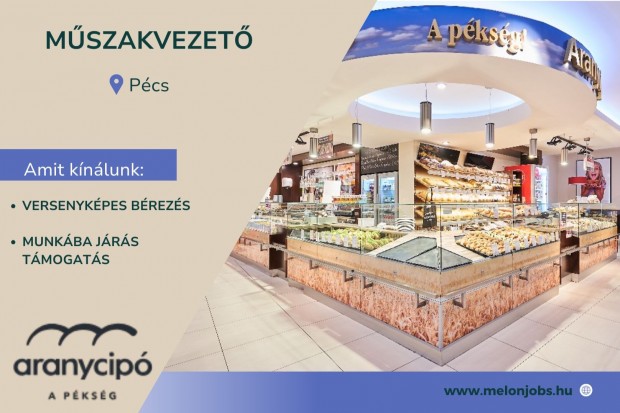 Műszakvezető álláslehetőség