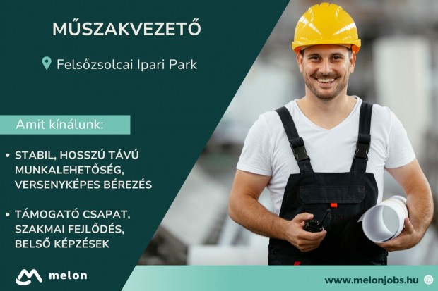 Műszakvezető álláslehetőség