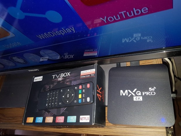 Mxq pro 5g 4K android 11 8G + 128G tv okost box