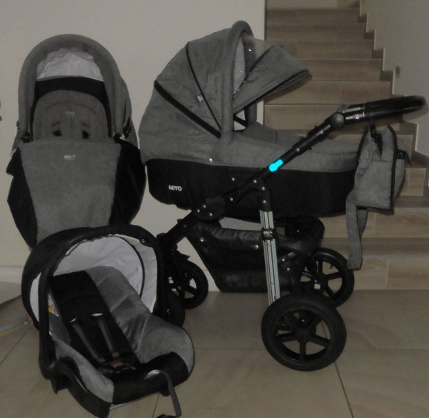 My Junior Miyo multifunkciós babakocsi XL kupolás ingyen szállítás