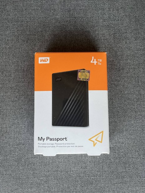 My Passport 4 TB merevlemez j