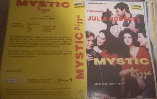 Mystic pizza - vhs ritkasg - Julia Roberts