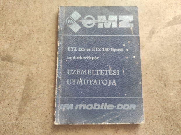 Mz ETZ 125 s 150 kezelsi tmutat.1986-