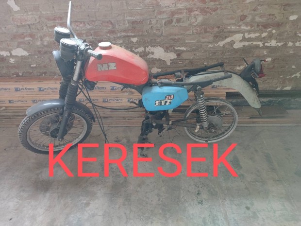 Mz Etz Ts 125, 150, 250 motort és alkatrészt keresek!