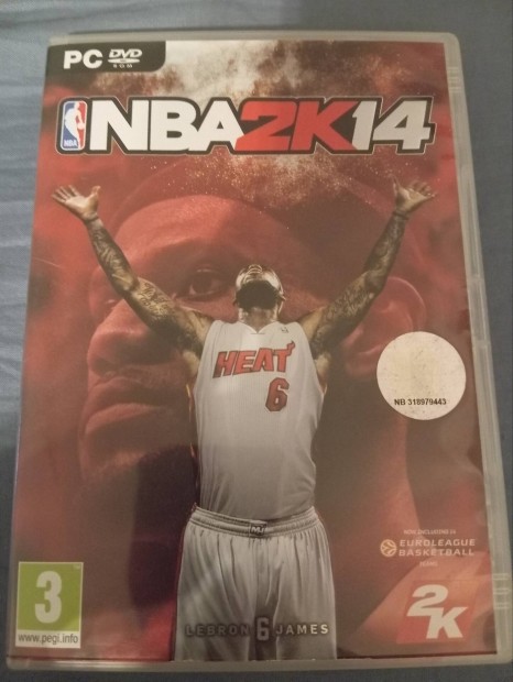 NBA2K14 kosaras pc DVD jtk