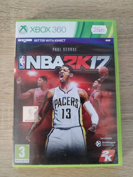 NBA 17 Xbox 360 jtk 