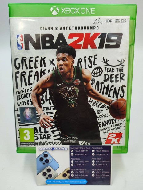 NBA 2K19 Xbox One Garancival konzl1215