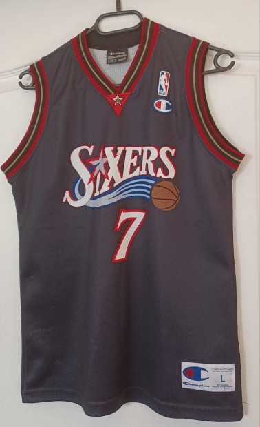 NBA Champion 76ers Sixers Andre Miller gyerek kosrlabda mez