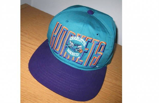NBA Charlotte Hornets Vintage 90s Ajd Snapback sapka