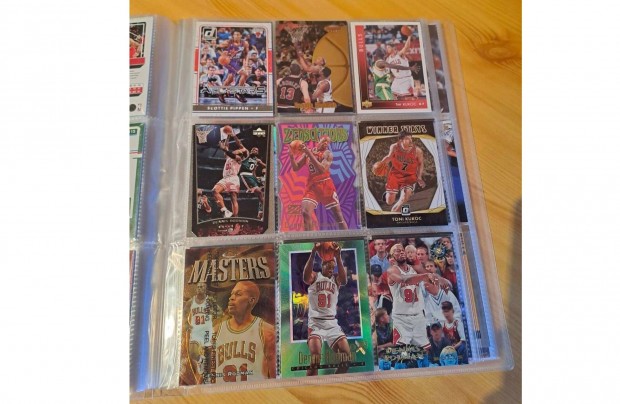 NBA Chicago Bulls kosaras kartya album 258db