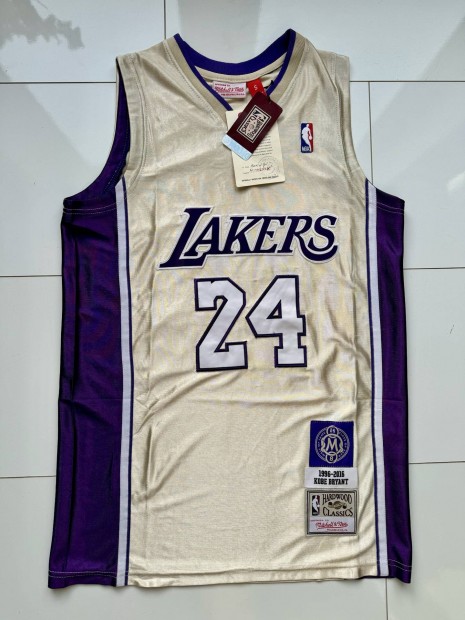 NBA LOS Angeles Lakers Kobe Bryant Gold jersey Arany mez S