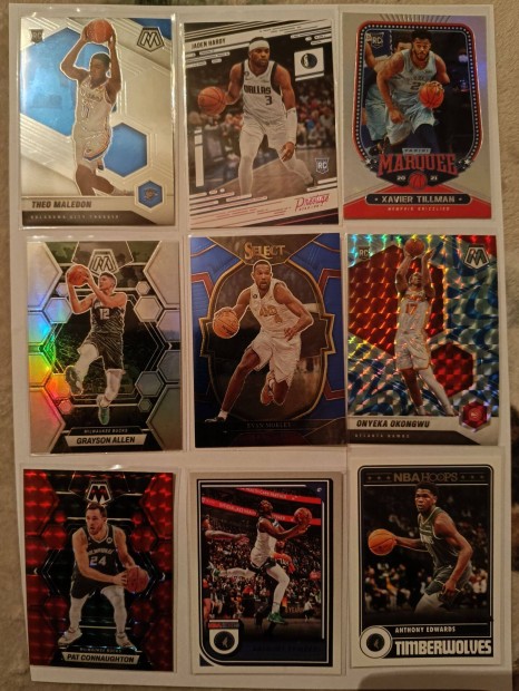 NBA kosaras kártya - 9db