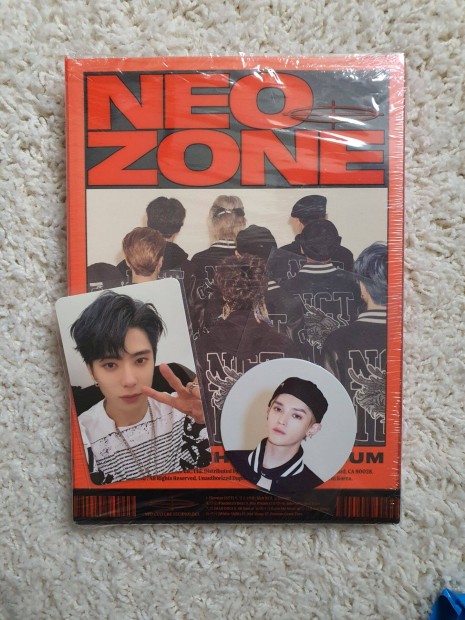NCT 127 Neo Zone C version, Jaehyun PC, orange, kpop CD album