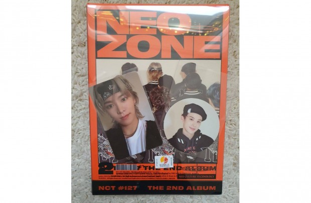 NCT 127 Neo Zone C version, orange, kpop CD album