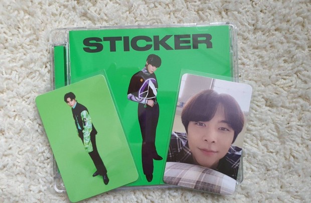 NCT 127 Sticker Doyoung version, Johnny PC, jewel case, kpop CD album