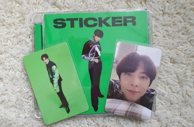 NCT 127 Sticker Doyoung version, Johnny PC, jewel case, kpop CD album