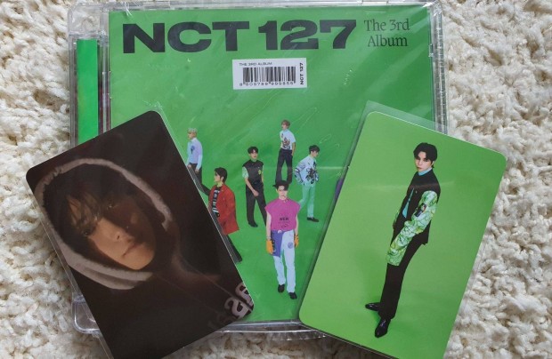 NCT 127 Sticker Group vesion jewel case, Jaehyun, Johnny PC, kpop CD