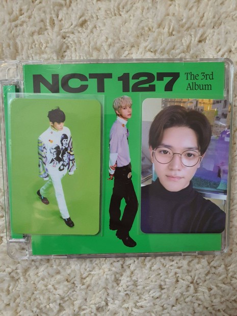 NCT 127 Sticker Taeyong, Mark PC, Jungwoo version jewel case, kpop CD