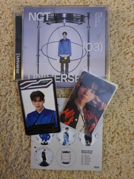 NCT 2021 Universe jewel case, Taeyong, Johnny PC, kpop CD album