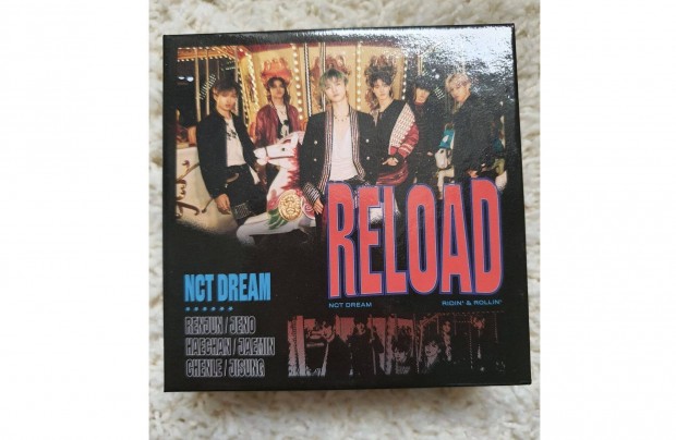NCT Dream Reload kihno, Renjun photocard, kpop album