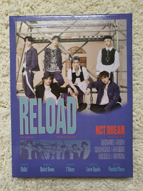 NCT Dream Reload kpop CD album