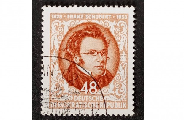 NDK DDR 1953 Franz Schubert hallnak 125. vfordulja blyeg