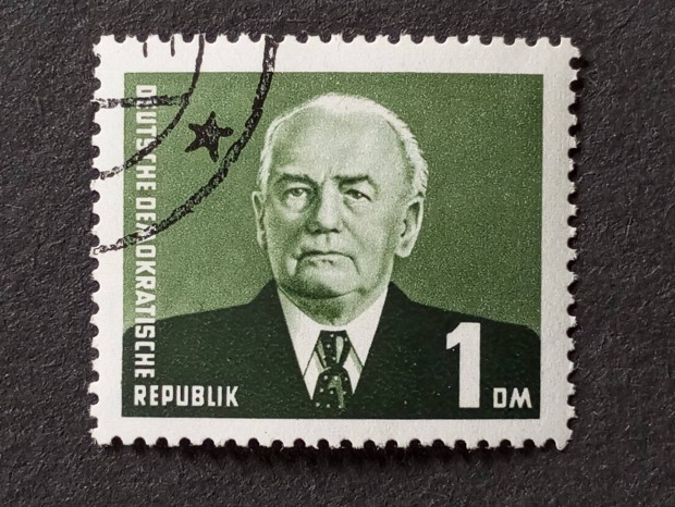 NDK DDR 1953 Wilhelm Pieck elnk j rajz Mi.342 j blyeg szvessgi